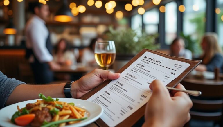 Comment décrypter facilement un menu nutritionnel au restaurant ?