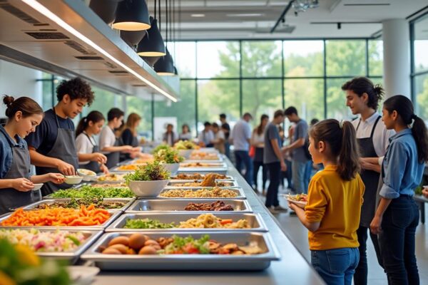 explorez les nouveaux menus variés et équilibrés de la cantine de saint-denis pour l'année 2025, alliant saveurs locales et options santé.