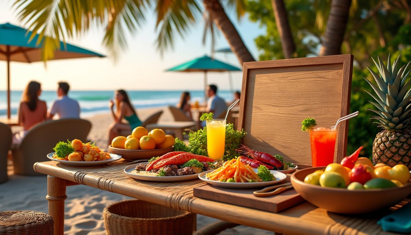 explorez le menu incontournable de la paillote en 2025 et savourez des plats authentiques et fraîchement préparés pour une expérience gourmande unique.