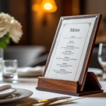 découvrez pourquoi un porte-menu élégant est essentiel pour valoriser l'image de votre restaurant et offrir une expérience client raffinée.
