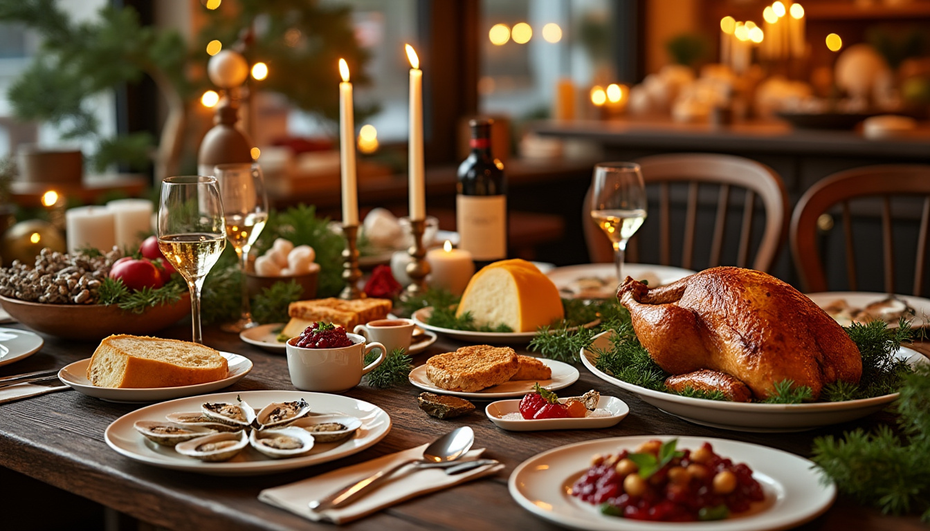 découvrez le menu de noël 2025 en france et les prix moyens pour régaler votre famille sans dépasser votre budget.
