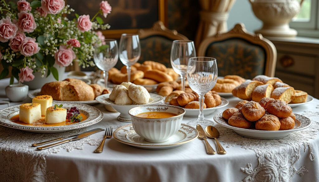 explorez un menu typique de la belle époque et embarquez pour un voyage culinaire dans le temps, entre saveurs authentiques et histoire gastronomique.