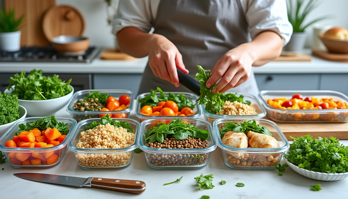 découvrez le batch cooking et apprenez à préparer vos repas à l’avance pour gagner du temps, mieux vous organiser et manger varié toute la semaine.
